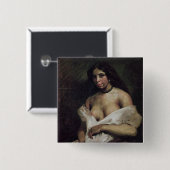 Badge Carré 5 Cm Une femme de mulâtre, c.1821-24 (Devant & derrière)