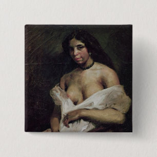 Badge Carré 5 Cm Une femme de mulâtre, c.1821-24