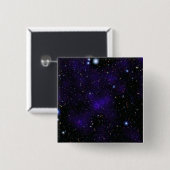 Badge Carré 5 Cm Une grande collection de galaxies (Devant & derrière)
