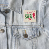 Badge Carré 5 Cm Une histoire de Noël | Il ressemble à un cauchemar (En situation)