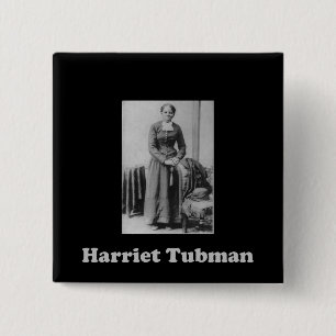Badge Carré 5 Cm Une image de Harriet Tubman