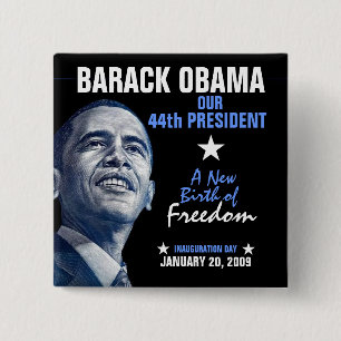 Badge Carré 5 Cm Une nouvelle naissance de la liberté