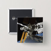 Badge Carré 5 Cm Une partie du laboratoire Columbus (Devant & derrière)