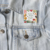 Badge Carré 5 Cm Une récolte riche, généreuse et bénie (En situation)