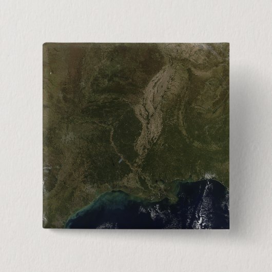 Badge Carré 5 Cm Une vue dégagée sur le sud des États-Unis (Devant)