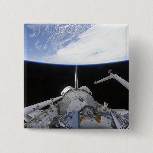 Badge Carré 5 Cm Une vue partielle du noeud de tranquilité