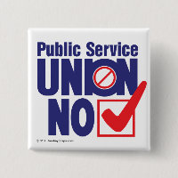 Union de service public NON ! - Bouton