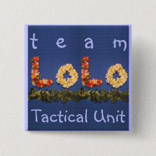 Badge Carré 5 Cm unité tactique de lolo d'équipe