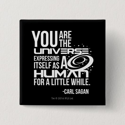 Badge Carré 5 Cm Univers humain (Devant)