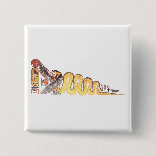 Badge Carré 5 Cm Uraeus (Devant)