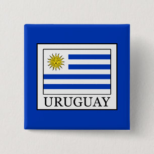 Badge Carré 5 Cm Uruguay