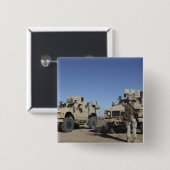 Badge Carré 5 Cm US Marines (Devant & derrière)