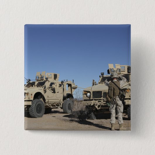 Badge Carré 5 Cm US Marines (Devant)