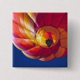 Badge Carré 5 Cm USA, Arizona, Val Vista. Un air chaud coloré