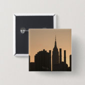 Badge Carré 5 Cm USA, New York, New York, Manhattan :23 (Devant & derrière)