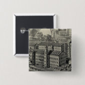 Badge Carré 5 Cm Usine JJ Regan (Devant & derrière)