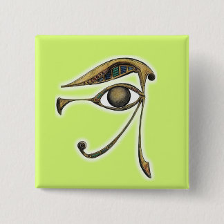 Badge Carré 5 Cm Utchat - Amulet de protection