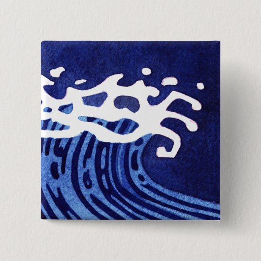 BADGE CARRÉ 5 CM VAGUES #1 (Devant)