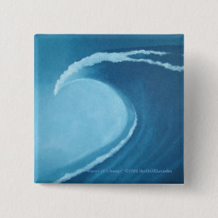 Badge Carré 5 Cm Vagues de coutume de bouton de changement