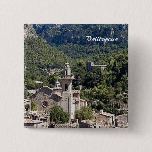 Badge Carré 5 Cm Valldemossa (Devant)