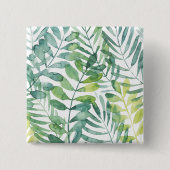 Badge Carré 5 Cm Valse Frond - Feuilles Frond Palm (Devant)