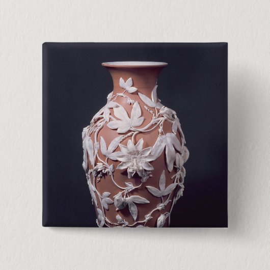 Badge Carré 5 Cm Vase à articles de Minton Parian, 1894 (Devant)