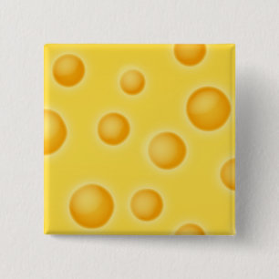 Badge Carré 5 Cm Vecteur suisse de fromage Conception pour les amat