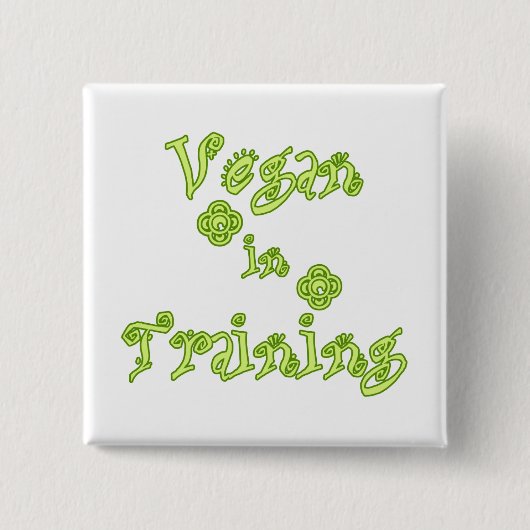 Badge Carré 5 Cm Vegan en formation (Devant)
