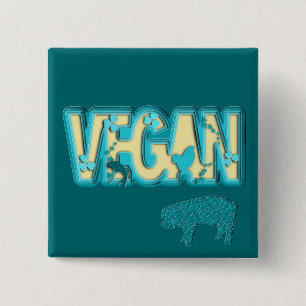 Badge Carré 5 Cm Vegan paper