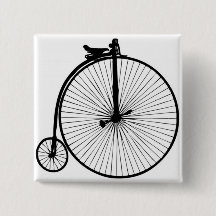 Vélo vintage penny-farthing noir