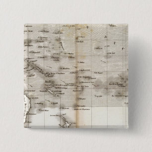 Badge Carré 5 Cm Vents Océan Pacifique