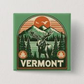 Badge Carré 5 Cm Vermont (Devant)