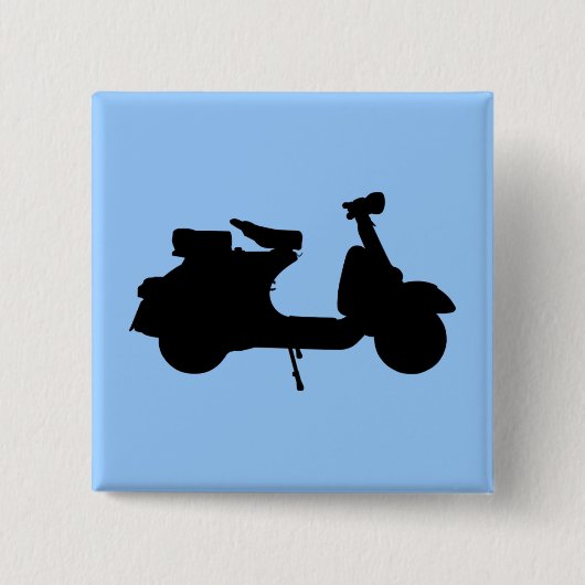 Badge Carré 5 Cm Vespa (Devant)