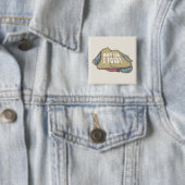 Badge Carré 5 Cm Vêtements pliants, jour de lessive (En situation)