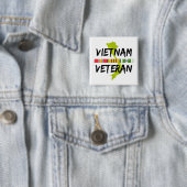 Badge Carré 5 Cm vétéran du Vietnam (En situation)