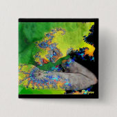 BADGE CARRÉ 5 CM VIBRATIONS DE MATIÈRE (Devant)