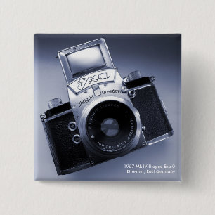 Badge Carré 5 Cm Vieil Camera (Mk 1957 IV Ihagee Exa 0)