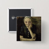 Badge Carré 5 Cm Vieil Farmer, 1903 (Devant & derrière)