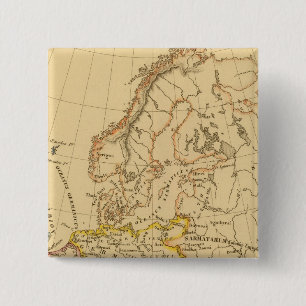 Badge Carré 5 Cm Vieille Europe