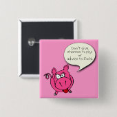 Badge Carré 5 Cm Vieilles énonciations irlandaises (Devant & derrière)