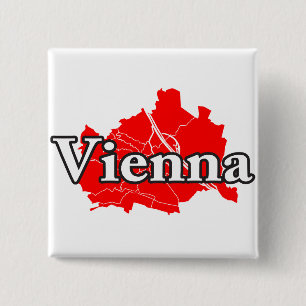Badge Carré 5 Cm Vienne