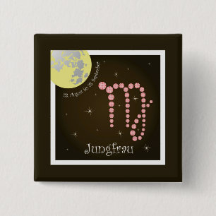 Badge Carré 5 Cm Vierge du 23 août au 23 septembre