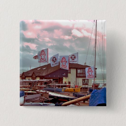 BADGE CARRÉ 5 CM VILLAGES DE WALES (Devant)