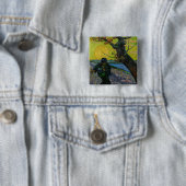 Badge Carré 5 Cm Vincent van Gogh - Le Sower (En situation)
