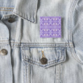 Badge Carré 5 Cm Violet (En situation)