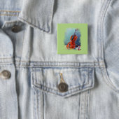 Badge Carré 5 Cm Violon/Violon (En situation)