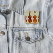 Badge Carré 5 Cm Violons (LtoR) : le "Alard" par Antonio (En situation)
