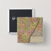 Badge Carré 5 Cm Virginie-Occidentale (Devant & derrière)