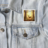 Badge Carré 5 Cm Virginie-Occidentale vintage (En situation)