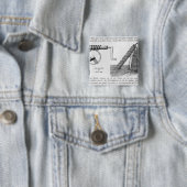 Badge Carré 5 Cm Vis d'Archimède (En situation)